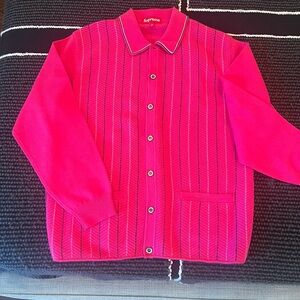 Supreme Vibrant Pink cardigan